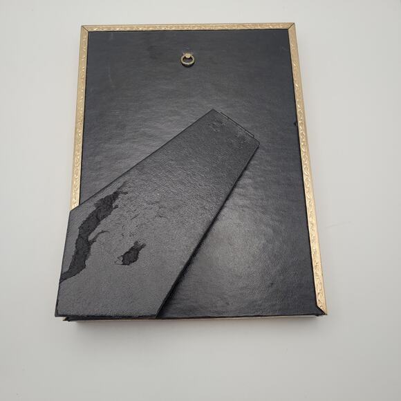 Vintage Gold Toned Frame Art Optional Oval Deep Insert 8x6in Wall Hanging Shelf - Picture 3 of 16